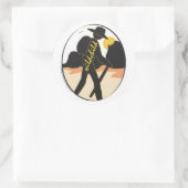 Großaufkleber Runder Aufkleber (Tasche)