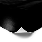 Großäugige junge Frau Poster (Ecke)