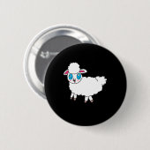 Großäugiges Schaf Button (Vorne & Hinten)