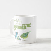 Großbabys erschaffen Leben GRAND Birds Kaffeetasse (Vorderseite Links)