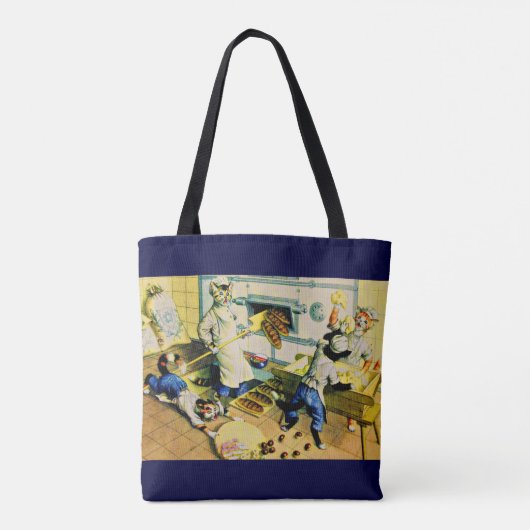 Großbackkatzen Tasche (Rückseite)