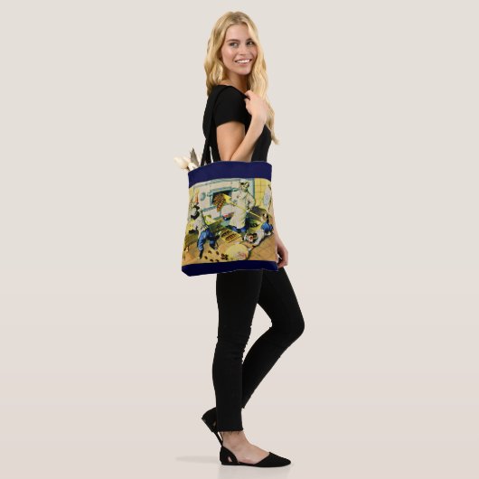Großbackkatzen Tasche (Am Model)