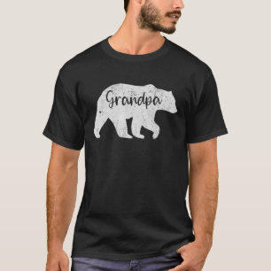 Großbär Vintag beängstigend Cool Großvater T-Shirt
