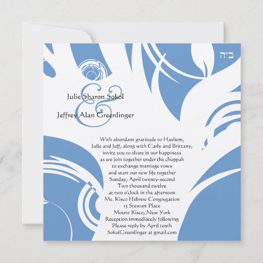 Großbaum Einladung (Rückseite)