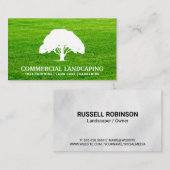 Großbaum | Rasenschnitt | Landflucht Visitenkarte (Vorne/Hinten)