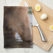 Großbraubär Geschirrtuch (Viertel Falte)