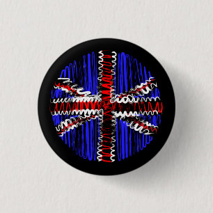 Großbritannien auf Schwarzem Button