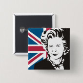 Großbritannien beklagt Margaret Thatcher, Englands Button (Vorne & Hinten)