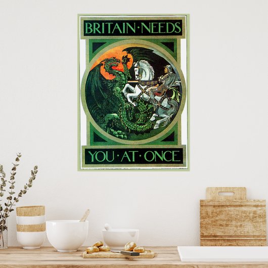 Großbritannien braucht - Poster (Küche)