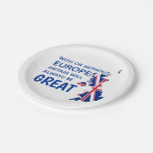 GROSSBRITANNIEN BREXIT EUROPE Party Pappteller (Schrägansicht)