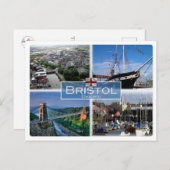 Großbritannien - England - Bristol - Postkarte (Vorne/Hinten)