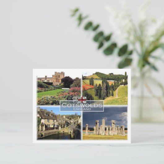 Großbritannien - England - Cotswolds - Postkarte (Stehend Vorderseite)