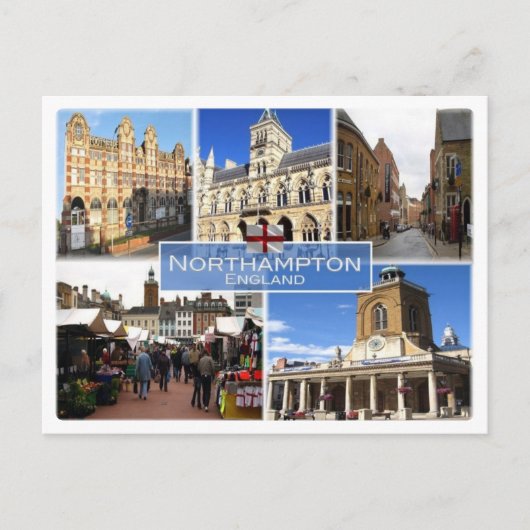 Großbritannien - England - Northampton - Postkarte (Vorderseite)