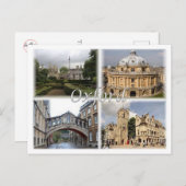 Großbritannien - England - Oxford - Postkarte (Vorne/Hinten)