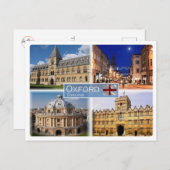 Großbritannien - England - Oxford - Postkarte (Vorne/Hinten)