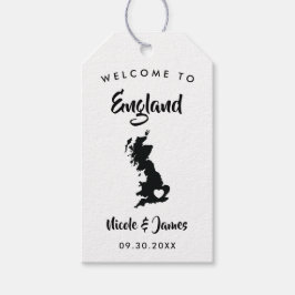 Großbritannien England Wedding Welcome Bag Tag, Ka Geschenkanhänger