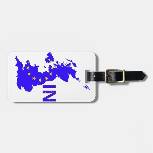 Großbritannien - EU-Mitgliedschaftreferendum 2016 Gepäckanhänger (Vorderseite horizontal)