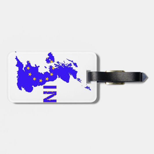 Großbritannien - EU-Mitgliedschaftreferendum 2016 Gepäckanhänger (Rückseite horizontal)