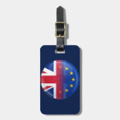Großbritannien - EU-Mitgliedschaftreferendum 2016 Gepäckanhänger (Vorderseite vertikal)