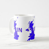 Großbritannien - EU-Mitgliedschaftreferendum 2016 Kaffeetasse (Vorderseite Links)