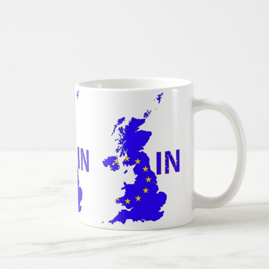 Großbritannien - EU-Mitgliedschaftreferendum 2016 Kaffeetasse (Rechts)