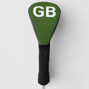 Großbritannien Euro/Grün Golf Headcover