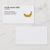 Großbritannien fertigen Ihre Karten-Banane Visitenkarte (Vorne/Hinten)