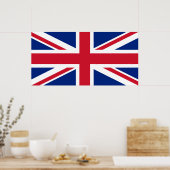 Großbritannien Flag UK Poster Vereinigtes Königrei (Küche)