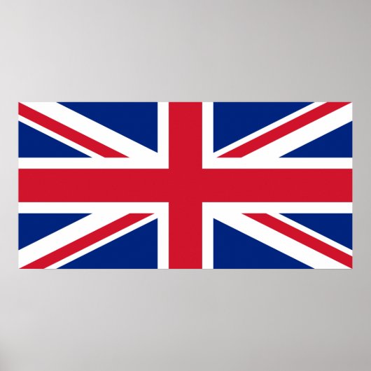 Großbritannien Flag UK Poster Vereinigtes Königrei (Vorne)