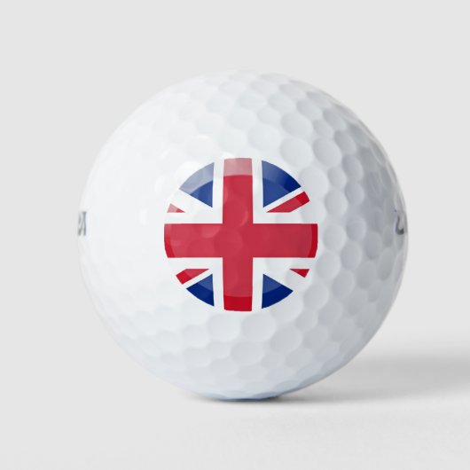 Großbritannien-Flagge Golfball (Vorderseite)