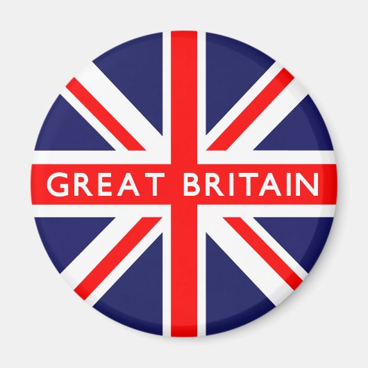 Großbritannien-Flagge Magnet (Vorne)