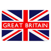 Großbritannien-Flagge Magnet (Horizontal)