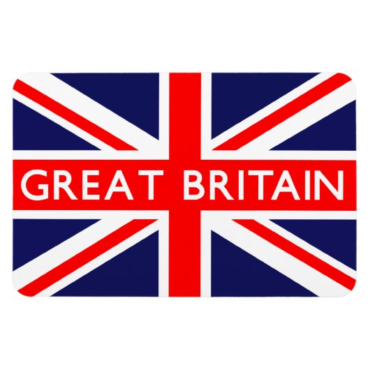 Großbritannien-Flagge Magnet (Horizontal)
