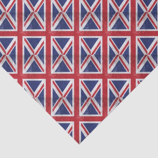 Großbritannien-Flagge Seidenpapier (Ausschnitt)