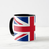 Großbritannien-Flagge Tasse (Vorderseite Links)