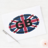 Großbritannien - GB - Europa Ovaler Aufkleber (Umschlag)