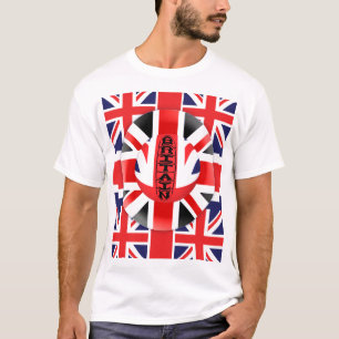 Großbritannien-Gewerkschafts-Jack-abstrakter T - T-Shirt