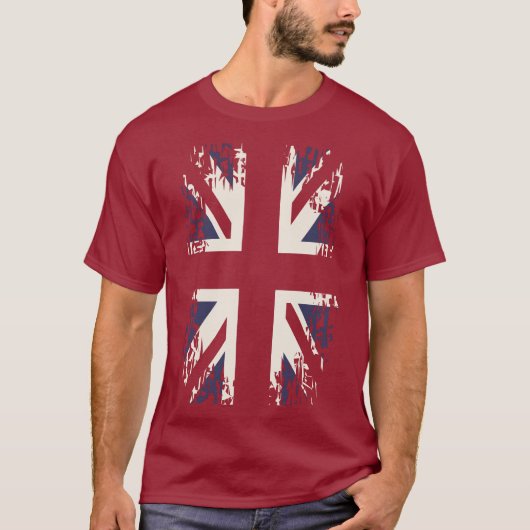 Großbritannien "Gewerkschafts-Jack" (BRITISCHE T-Shirt (Vorderseite)