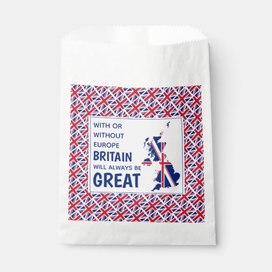 GROSSBRITANNIEN GIBT IMMER EINEN GROSSEN positiven Geschenktütchen (Vorderseite)