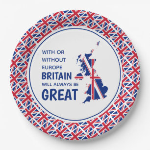 GROSSBRITANNIEN GIBT IMMER EINEN GROSSEN positiven Pappteller
