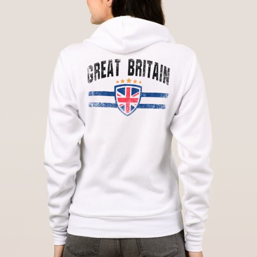 Großbritannien Hoodie (Rückseite)