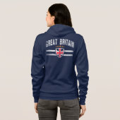 Großbritannien Hoodie (Schwarz voll)