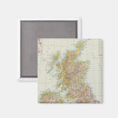 Grossbritannien, Irland - Karte des Vereinigten Kö Magnet (Vorderseite/Rückseite)