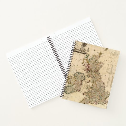 Großbritannien, Irland Notizblock (Innenseite)