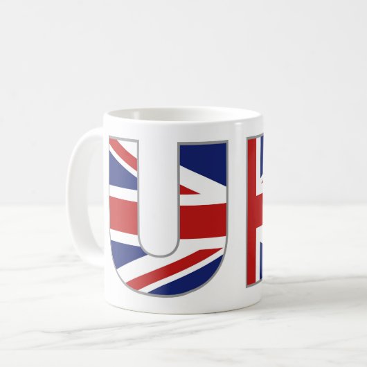 Großbritannien Kaffeetasse (Vorderseite Links)