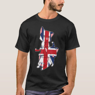 Großbritannien Katzen Großbritannien Großbritannie T-Shirt