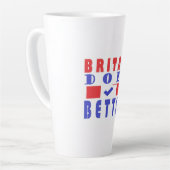 Großbritannien macht es besser, Plakatdesign zu er Milchtasse (Linke Ecke)