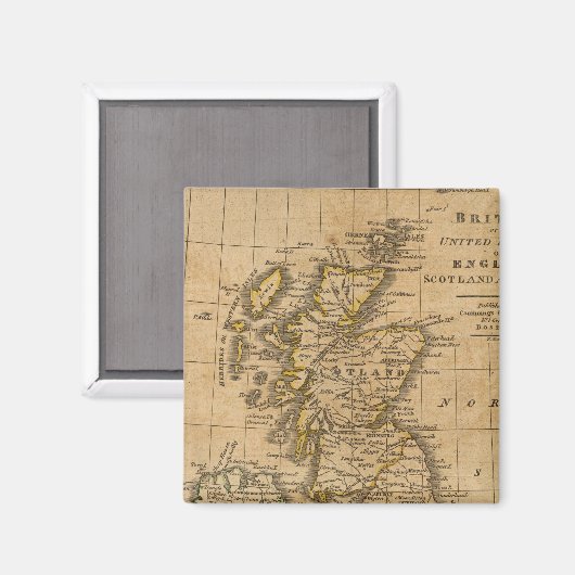 Großbritannien Magnet (Vorderseite/Rückseite)