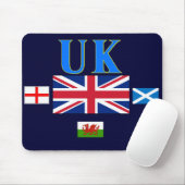 Großbritannien Mousepad (Mit Mouse)