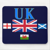 Großbritannien Mousepad (Vorne)